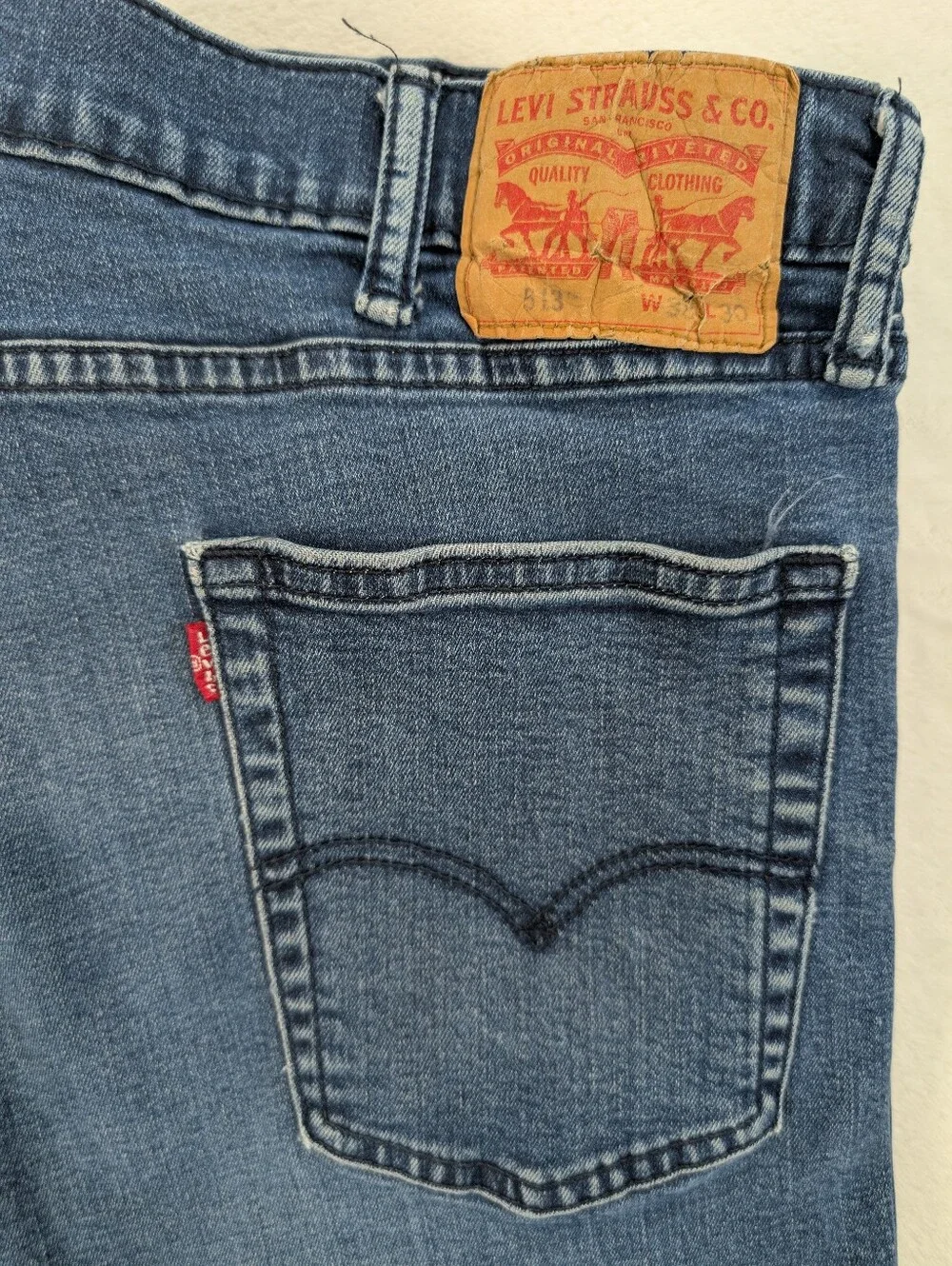 Levi's 517 Bootcut Jeans Men 38x30 Blue Denim | Vintage Style Classic Fit
